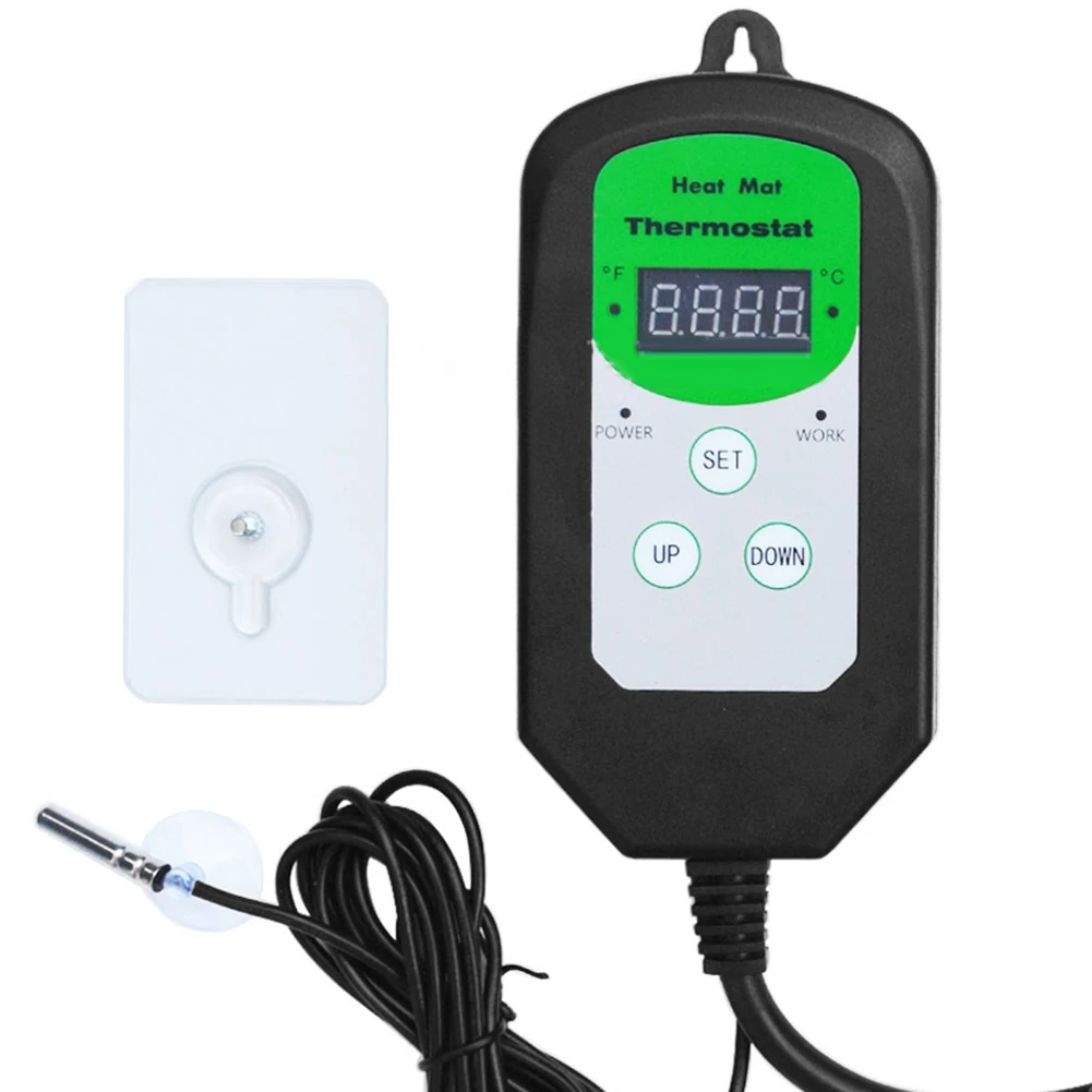 US Plug аквариум Цифровой 40℉-108℉ датчик термостата регулятор температуры Термостат для аквариума