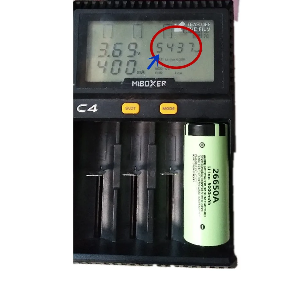 26650A Panasonic 26650 литиевый аккумулятор 5000mah li-ion 3,7 v светодиодный фонарь