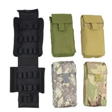 Тактический Подсумок Универсальный Molle 25 круглый 12GA 12 Калибр патроны снарядов перезарядка Военная охота Molle поясная сумка чехол для патронов
