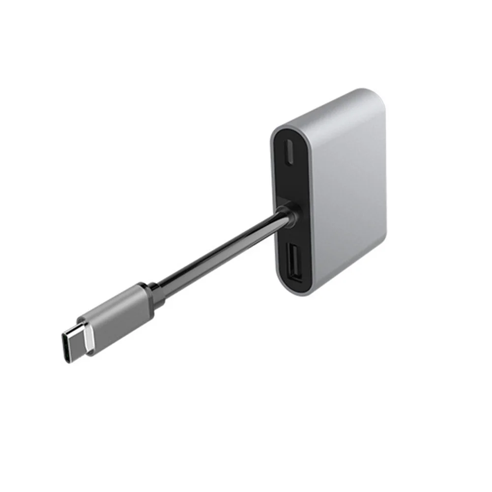 4 в 1 серый быстрое зарядное устройство аудио ноутбуки VGA PD type-C к HDMI адаптер видео конвертер алюминиевый сплав домашний USB C 4k
