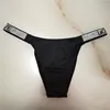 panties for women Sexy Thong pink letter Rhinestones belt G-string Fashion low-rise tanga Shorts Briefs T-back string underwea ► Photo 2/6