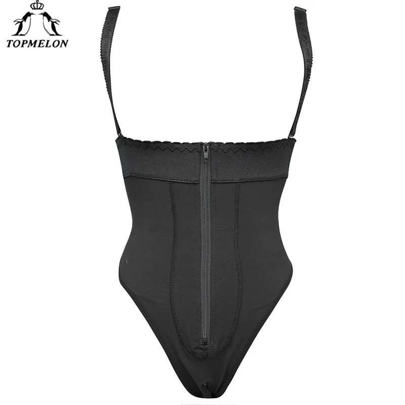 TOPMELON Body Shaper Новинка Корректирующее белье плюс размер S-6XL боди для похудения нижнее белье на молнии Корректирующее белье для женщин