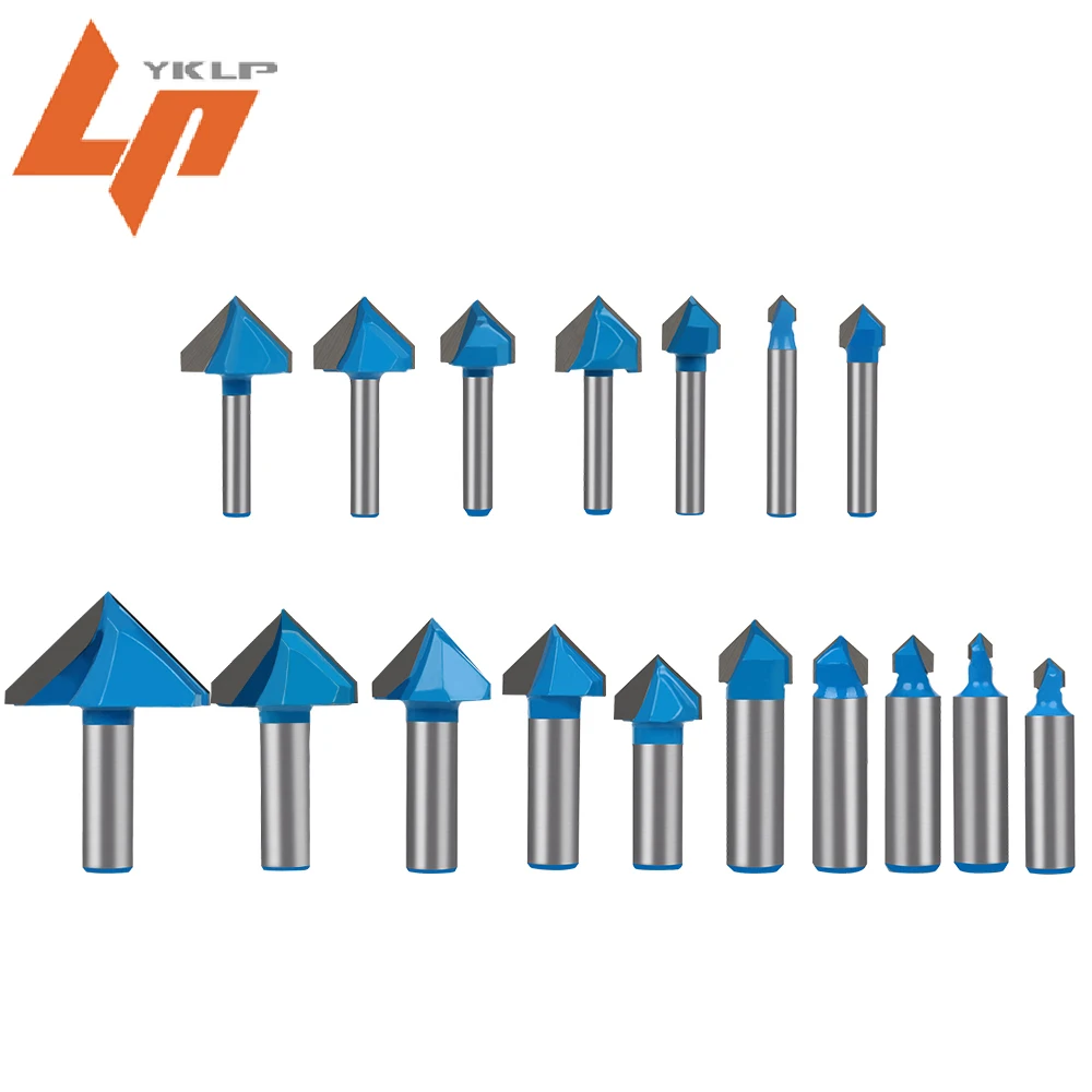 1/4 &quot/2/8&quot V образная фреза карбидная ЧПУ Вольфрамовая сталь