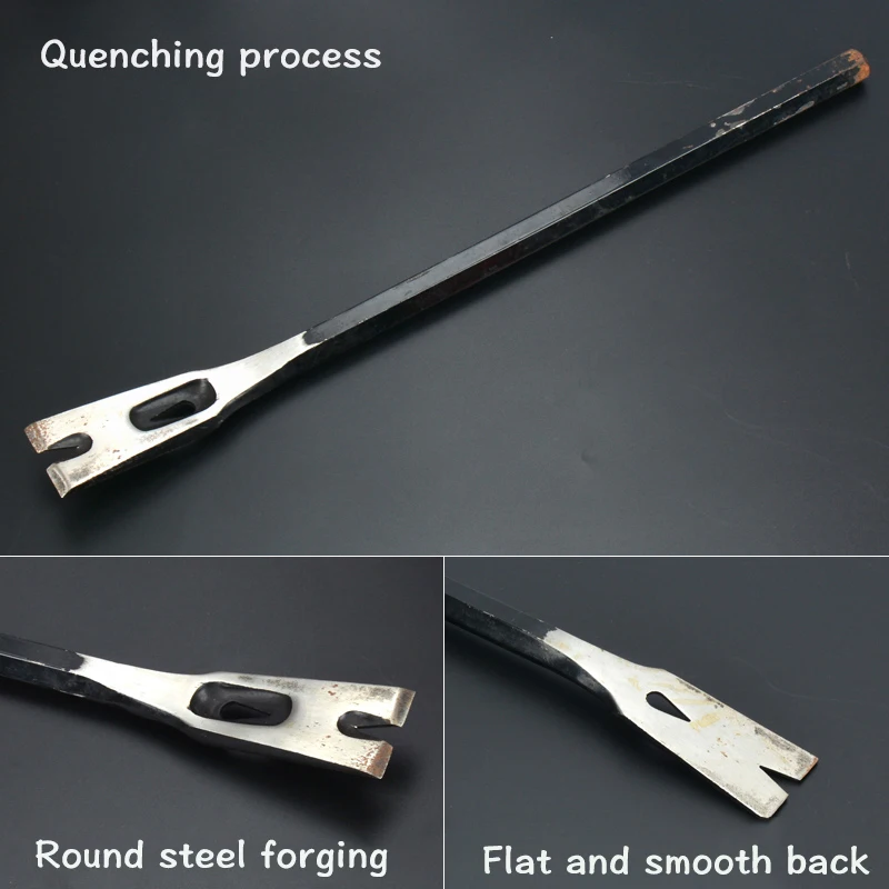 Box Opener Forging Nail Lifter Flat Prying Box Opener Crowbar