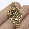 WYSIWYG 8pcs 41x25mm Filigree Connector Motif For Bracelet Making Connector Flower Charms For Jewelry Making ► Photo 3/4