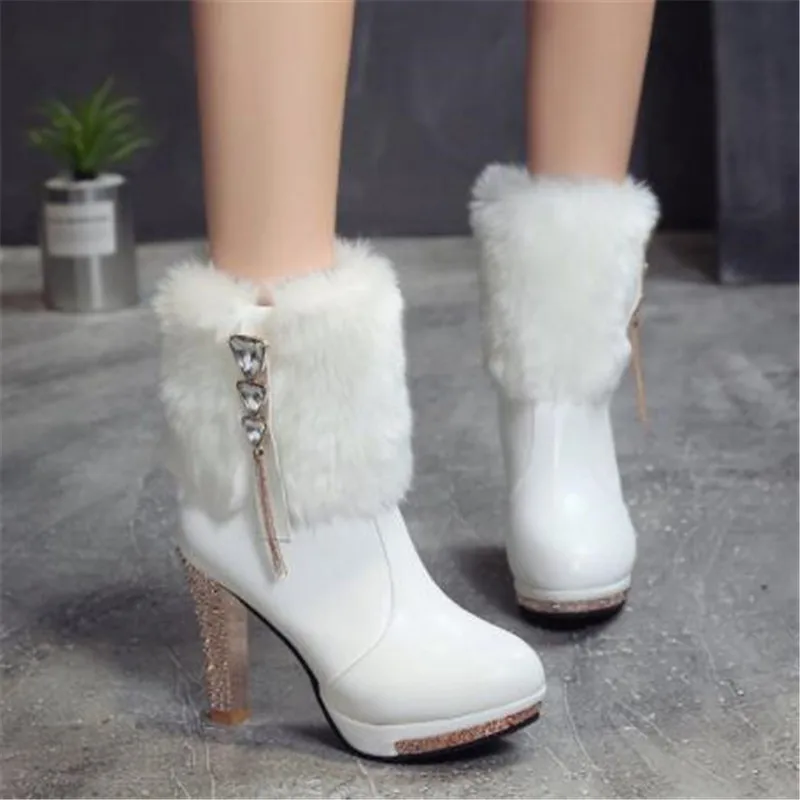 

New women boots high-heeled comfortable breathable lightweight casual models non-slip wear-resistant sneakers design women boots