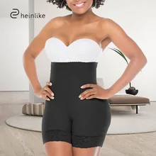 Mulher cintura alta corpo shapers bunda levantador barriga controle calcinha lingerie sexy redutora cinto fajas colombianas cinta