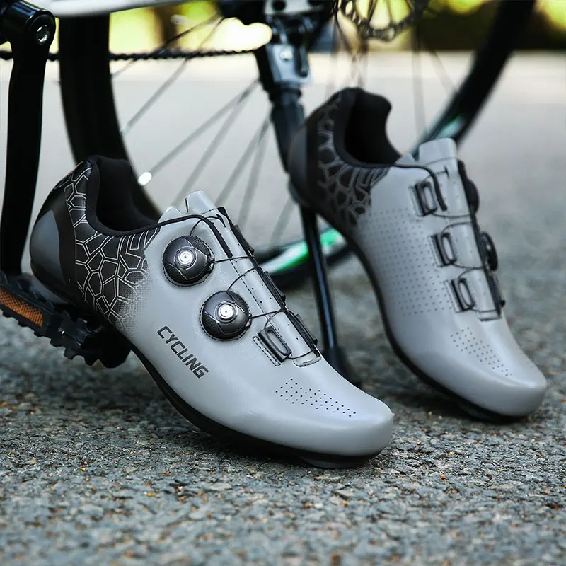 Road Cycling Shoes Men Outdoor Sport Bicycle Shoes Breathable Mtb Bike Flat Sneakers Mnountain Racing Cycling Sneakers Plus Size