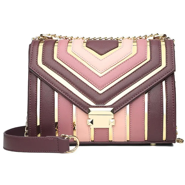 

Europe And America New Style Shoulder Hand Chain Trend Lock Joint Versatile Pillow WOMEN'S Bag