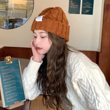 

шапка Knitted Beanie Women's Hat Winter Twist Woolen Skullies Beanies Cap Warm Casual Slouchy Hat Crochet Beanie Hats Female