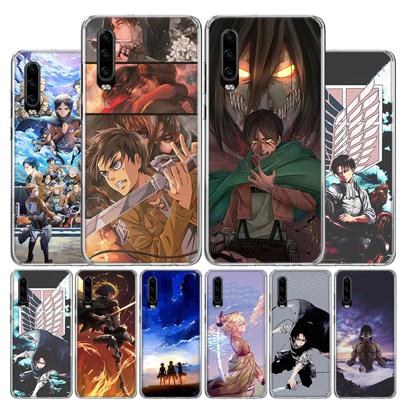 Чехол для телефона Attack on Titan MIKASA ARMIN Levi Huawei P30 P40 P20 P10 Mate 30 20 10 P Smart Z Lite Pro Plus +