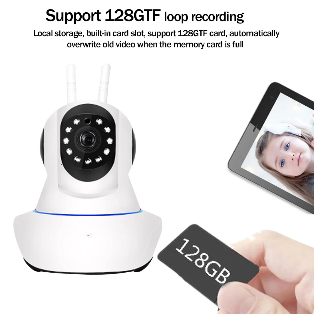 1080P 720P Беспроводная ip-камера, домашняя камера безопасности, камера наблюдения, ночное видение, ip-камера, детский монитор