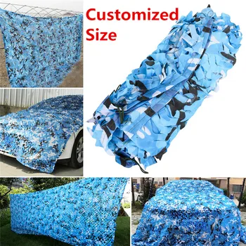 

Camo Netting with Edge Binding Mesh Net Customized Size Camouflage Net Military Outdoor Camping Netting Wedding Party Decoration