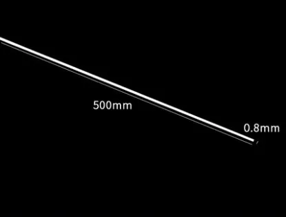 0.5-10mm White Round Stick ABS Plastic Model Toy Length 50cm Sand Table DIY Diorama Landscape Architecture Trains 7