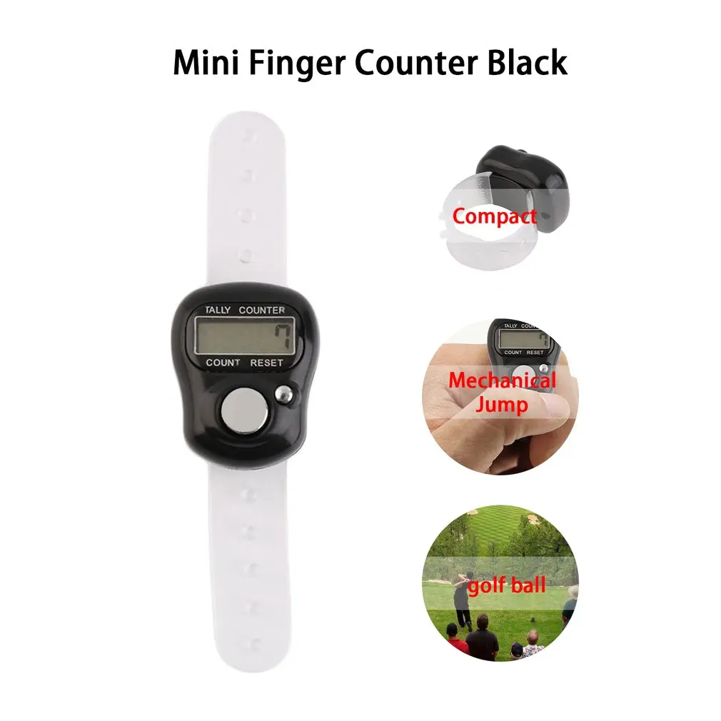 Мини разряд LCD электронный цифровой Golf Finger ручной Tally Row Counter|Счетчики| |