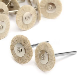 

30Pcs Set 2.35mm Tooth Polishing Brushes Wheel Miniature Soft Goat Hair Tool Kit