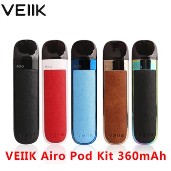 

Original E Cigarette VEIIK Airo Pod Starter kit with 360mAh Battery & 2ml Cartridge Vape vaporizer Kit VS Justfog compact 14