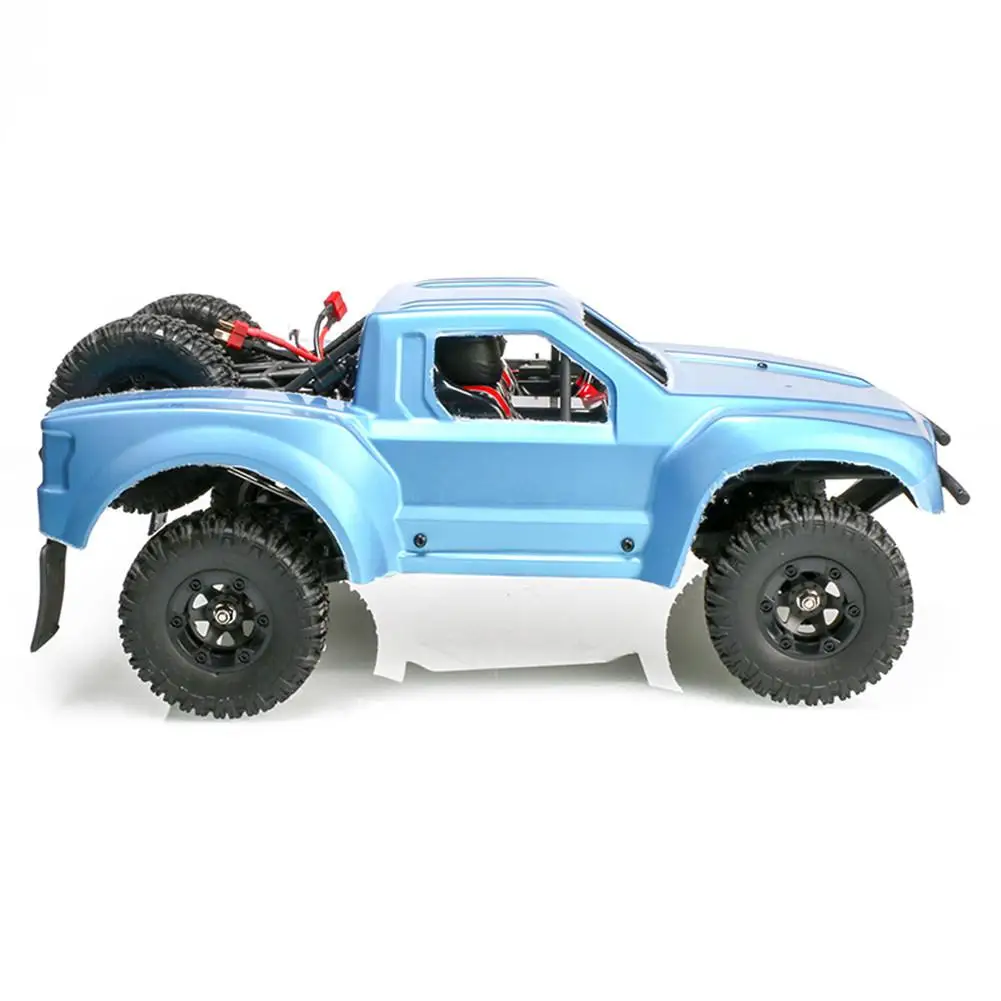 LeadingStar Feiyue FY08 1/12 2,4 г 4WD бесщеточный ру автомобиль пропорциональный контроль Макс 3000 мАч батарея пустыня внедорожный грузовик RTR игрушка - Цвет: Blue 1500mAh