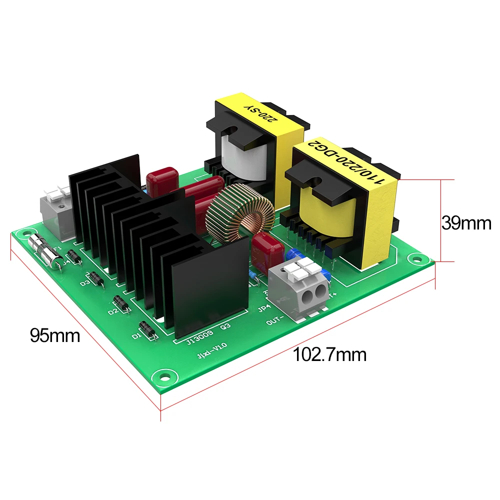 Granbo 120W Drive Circuit Board 110V/220V 40KHz PCB Generator Parts Benchtop Ultrasonic Cleaner Accessories