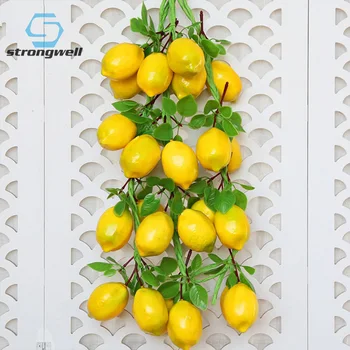 

Strongwell Simulation Fruit Vegetable Skewers Home Wall Hanging Decorative Fake Vegetables Restaurant Diy Wall Decorations