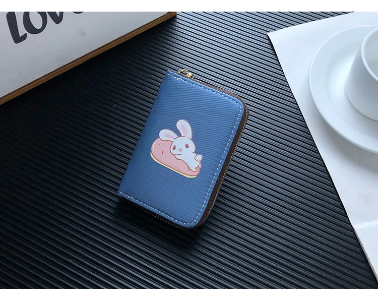APP BLOG милый кролик для женщин и девушек держатель для карт Обложка для паспорта Кредитные ID банковские карты кошелек Чехол водительские права Сумки Портмоне