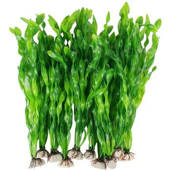 

Artificial Seaweed Water Plants for Aquarium, Plastic Fish Tank Plant Decorations 20 PCS