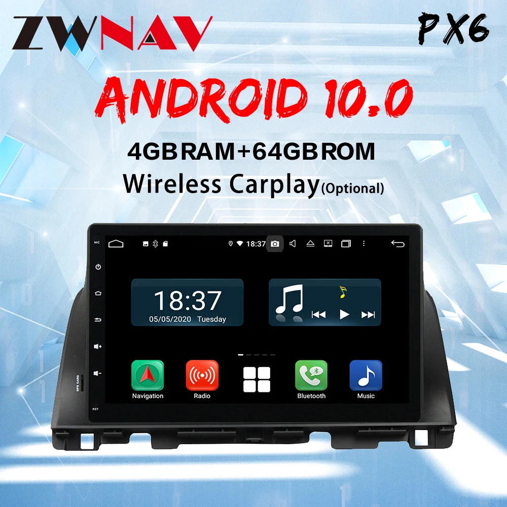 

Car Multimedia Player GPS Navigation Monitor for Rear View Camera Car DVD Player for Kia K5 15-19 8Core 64G RAM DSP Auto Radio