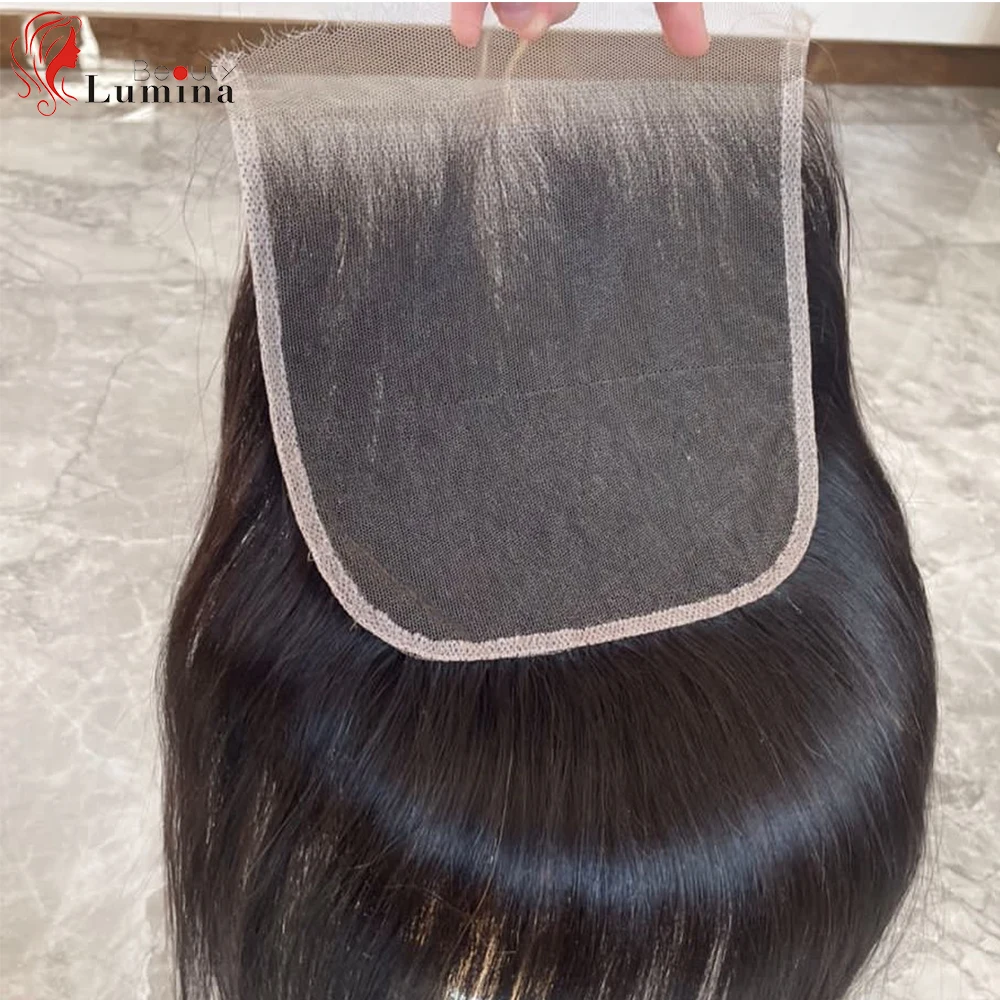 Transparent Lace Frontal Closure Only Peruvian Straight Human Hair 13x4 Lace Frontal 4x4 Lace Closure Remy Hair 5x5 Lace Closure