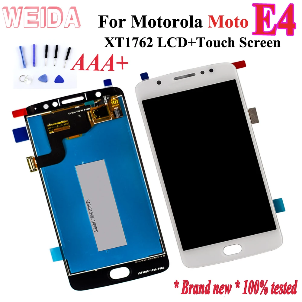 

Weida for Motorola Moto E4 XT1762 LCD Display+Touch Screen Digitizer Assembly Replacement +Tools