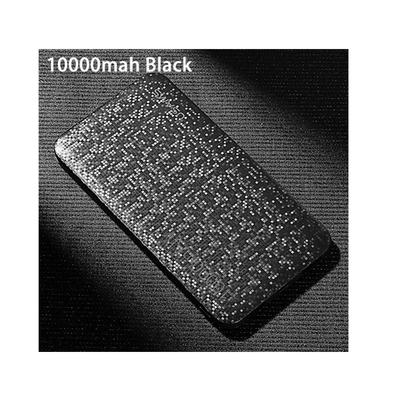 Блок питания CD21 USAMS Mosaic ультра тонкий 10000mAh банк питания для iPhone 5 6 7 8X samsung мобильный телефон для Xiaomi