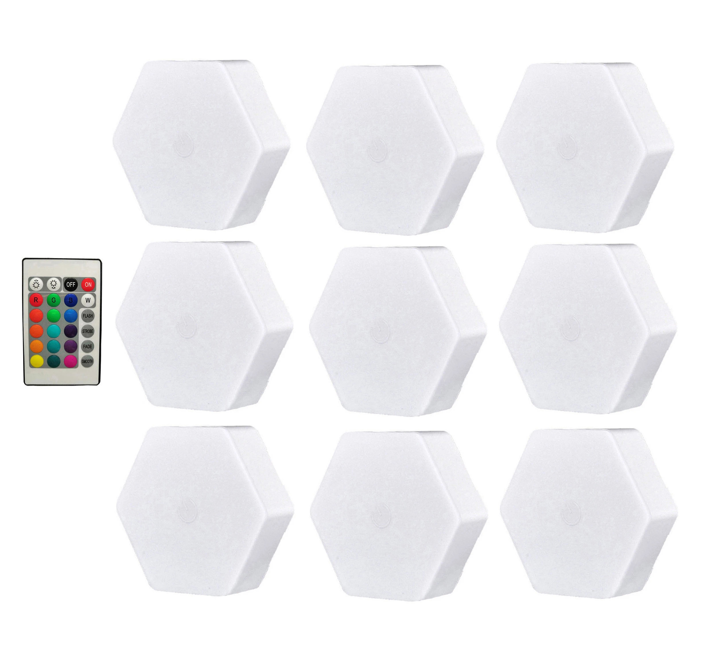 wall sconces for living room RGB LED Quantum Lamp Hexagon Light Touch Sensor RGBW LED Wall Lamp LED Honeycomb Light Colorful Modular Night Light For Bedroom plug in wall lights Wall Lamps