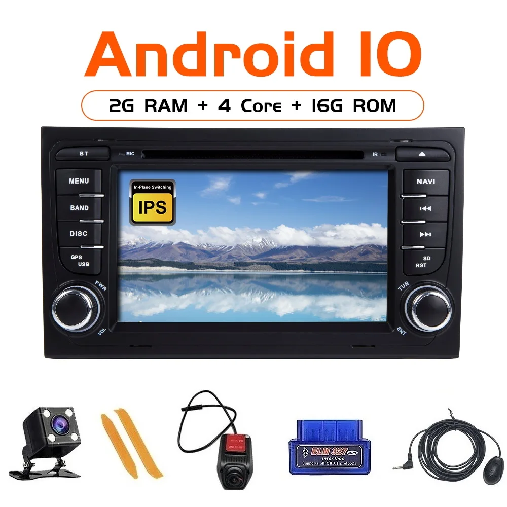  ZLTOOPAI For Audi A4 S4 2002-2008 B8 B6 B7 S4 Android 10 Auto Stereo Car Multimedia Player GPS Navi