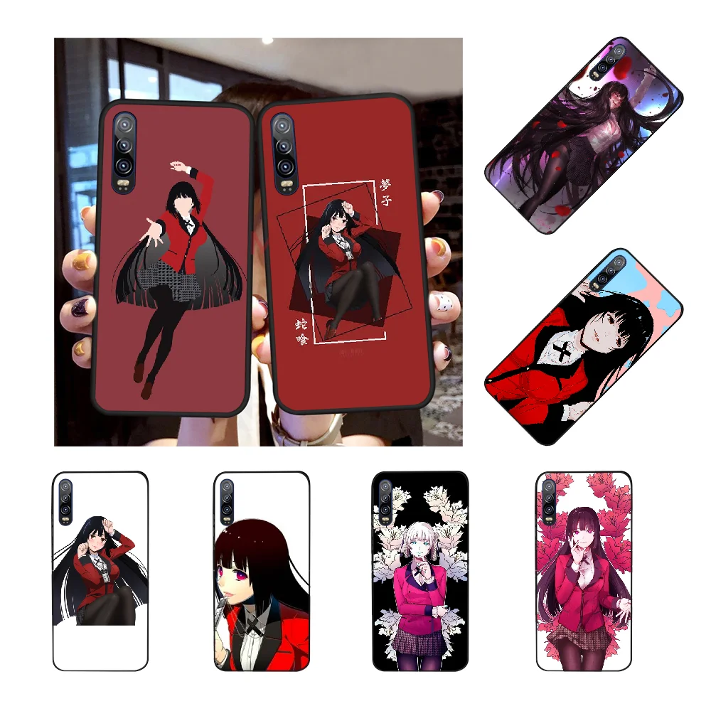 NBDRUICAI Kakegurui Аниме Чехол черный мягкий чехол для телефона Huawei Honor 20 10 9 8 8x 8c 9x 7c 7a Lite