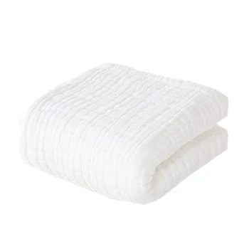 

Baby Bath Towels Muslin Washcloths,Super Soft and Absorbent 6 Layers 100% Medical Grade Natural Cotton Gauze for Sensitive Skin