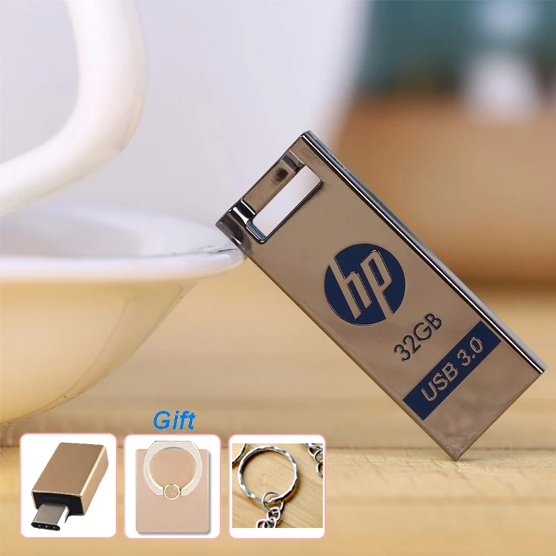  Original HP X795W Metal USB 3.0 High Speed USB Flash Drive Dustproof Shockproof Memory Stick 32GB 6