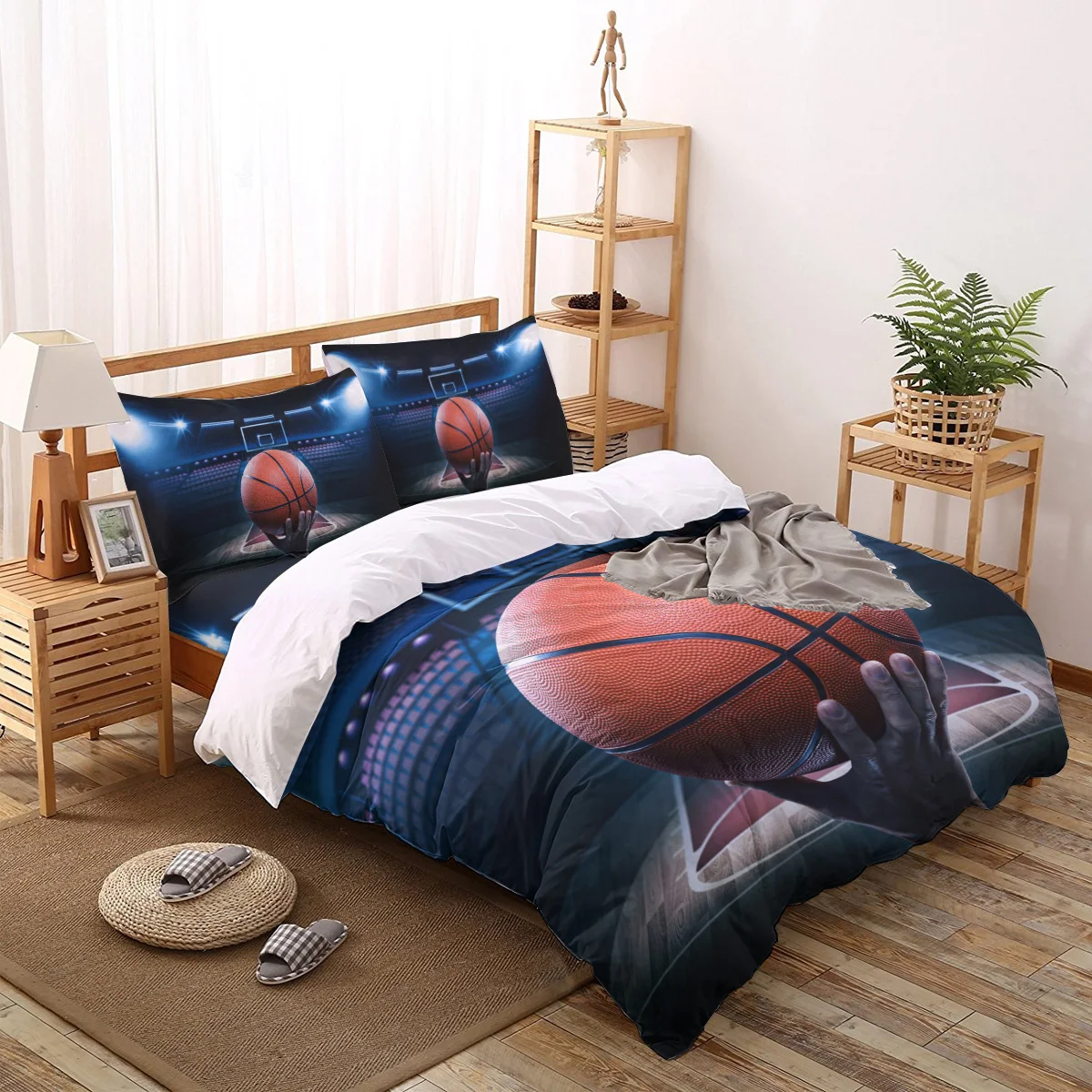 2/3/4pcs Bedding Set Basketball Court Duvet Cover Creative Comforter Bed Housse De Couette Bedclothes | Дом и сад