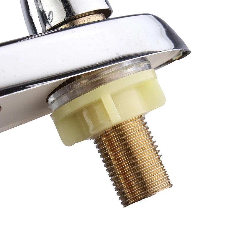 

Tools Faucet Parts Dual Handle Hole Bathroom Wash Lavatory Hot Cold Plumbing Home Chrome Accessories