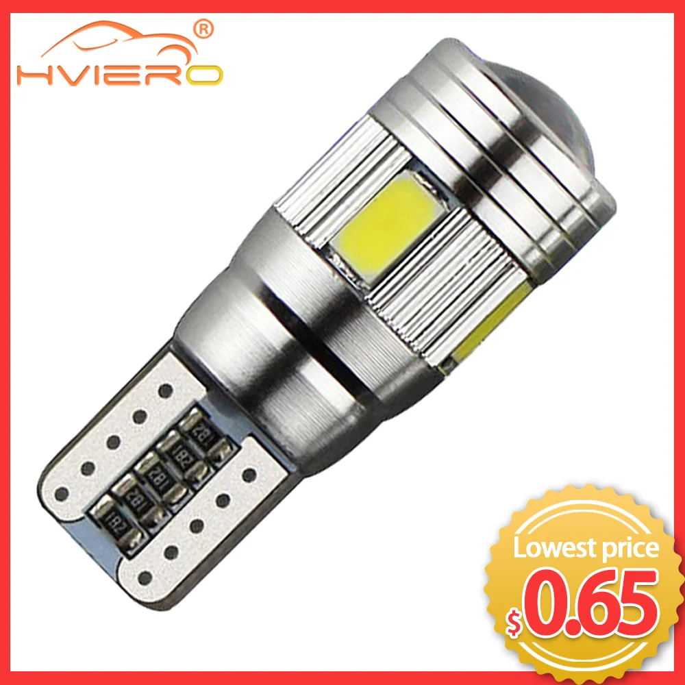 4X CANBUS T10 COB W5W 501 Bulbs Car Lights Error Free LED Sidelight SMD Hid