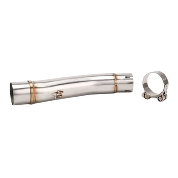 

51mm Stainless Steel Modified Motorcycle Exhaust Muffler Pipe Mid Tube Front Link Pipe for Ducati Scrambler 800 797