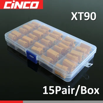 

15 pairs/Box XT 90 90 A Max Quadcopter Multicopter Connectors Bullet Plug RC Lipo Battery xt-90 XT90U For RC Lipo Battery