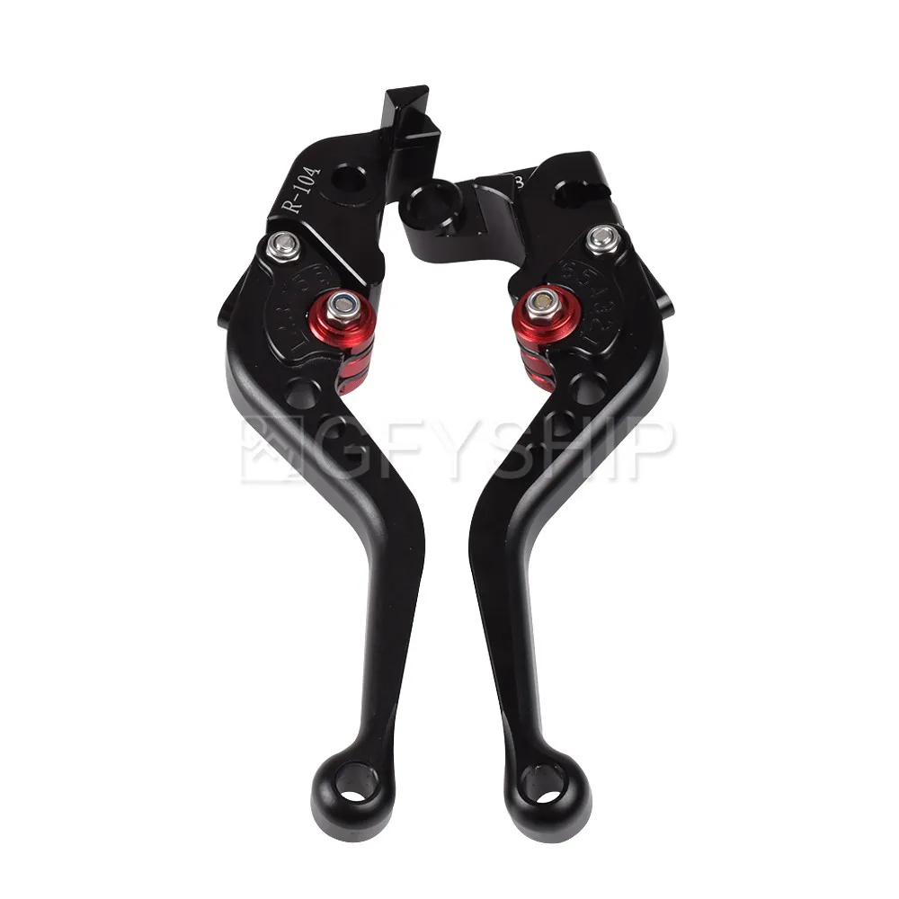 Для Aprilia Shiver GT 2007-/Dorsoduro 750 2008- мотоциклетные ЧПУ сцепления Тормозные Рычаги Мото Аксессуары руль Длинные Короткие - Цвет: Short Black