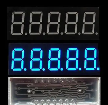 

2PCS 0.36 inch 5 digit Blue led display 7 seg segment Common Cathode