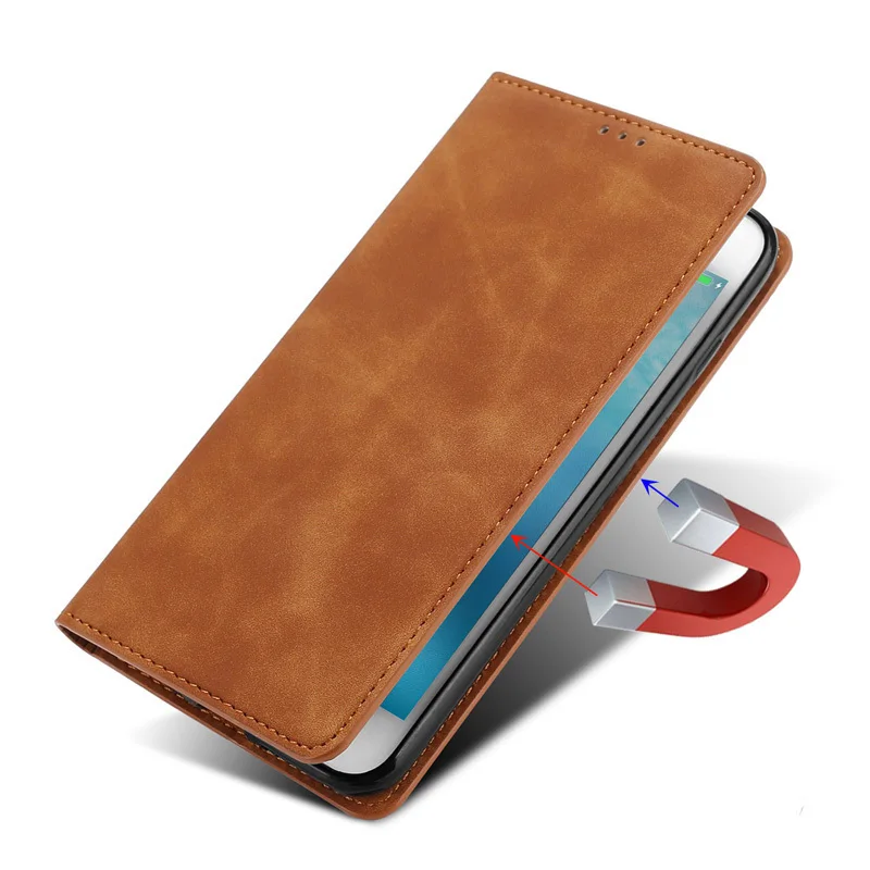 Leather Magnetic Flip Case for Huawei honor 10X Lite 6.67inch Wallet Flip honor 10X Light Cover Book Phone Cases 10 X Light cute huawei phone cases