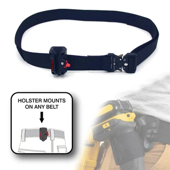 

Tool Holster Set Practical Nylon Strap Storage Buckle Durable Daily Portable Self Lock Waist Hanging Secure Heavy Duty Clip On