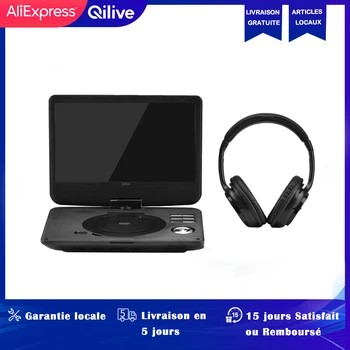 

QILIVE LECTEUR DVD PORTABLE BLUETOOTH 10 INCH + CASQUE AUDIO Portable DVD Player
