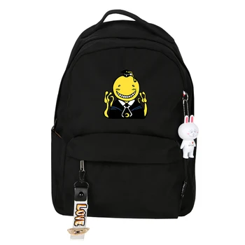 

Assassination Classroom Japanese Anime Backpack Nylon Laptop Backpack Korosensei Back pack Girls School Bags Cartoon Rucksack