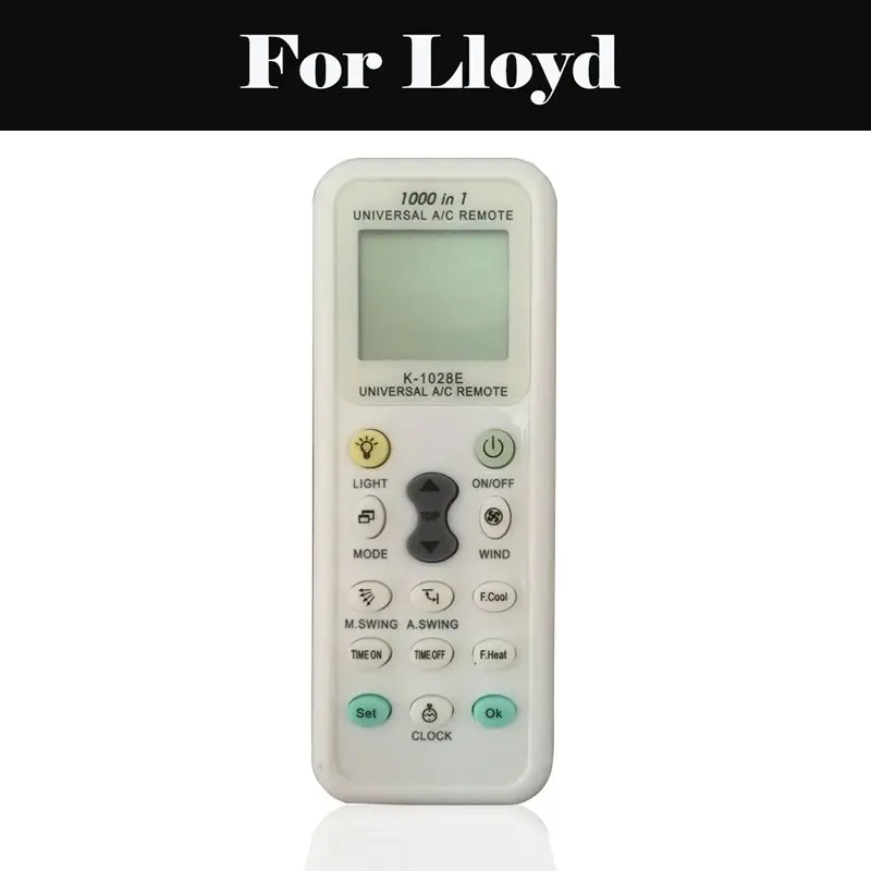 

Universal Remote Control For Air Conditioner LCD A/C Replacement For Lloyd LS24DCN LP12T LS9AA3 LS13A2P LS18HC LW12A3F9