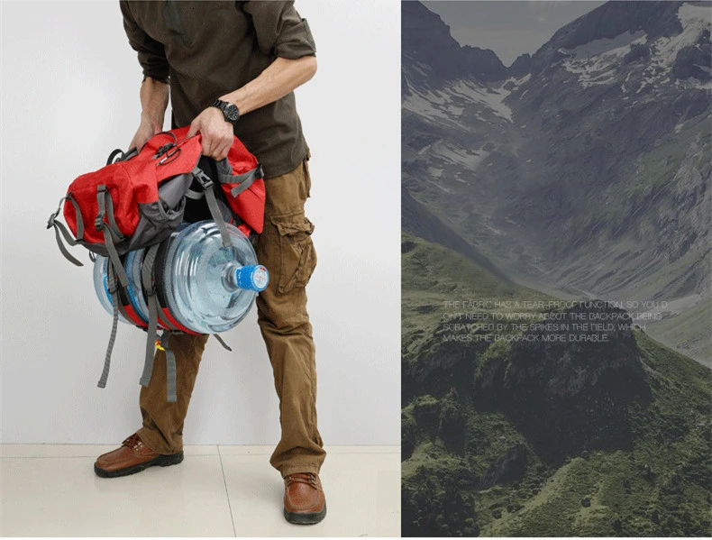 50L& 60L рюкзак для кемпинга, альпинизма, сумка, водонепроницаемый рюкзак для походов, велоспорта, рюкзак для активного отдыха, спортивная сумка, рюкзак для альпинизма