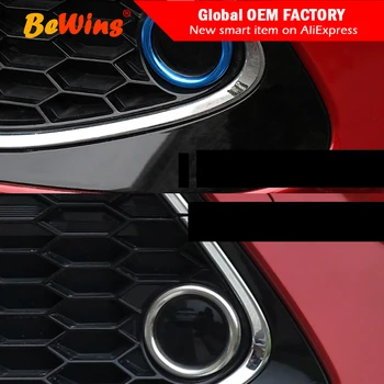 

Car styling For 19 Levin fog lamp chrome plated decorative ring retrofitting front fog lamp light strip upgrading high configura