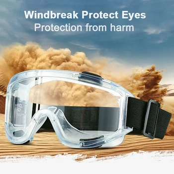 

Ski Goggles Wind-Proof Mirror Sand-Proof dust-Proof Anti-Splash Safety Goggles Labor Insurance Glasses